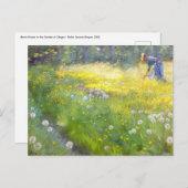 Peder Severin Kroyer - Marie Kroyer in de tuin Briefkaart (Voorkant / Achterkant)