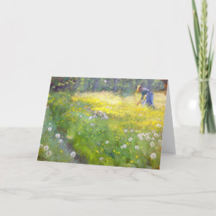 Peder Severin Kroyer - Marie Kroyer in de tuin Kaart