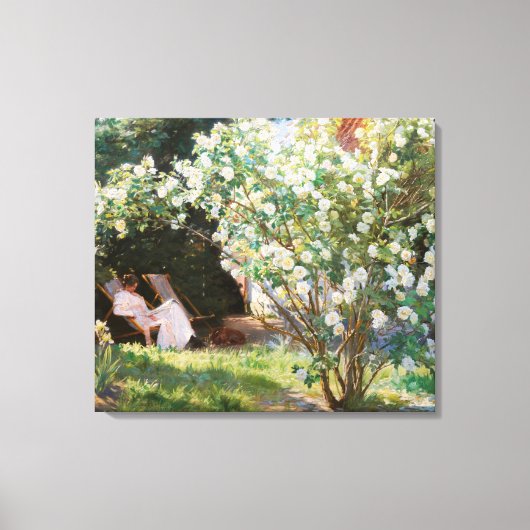Peder Severin Kroyer - Rozen Canvas Afdruk (Voorkant)
