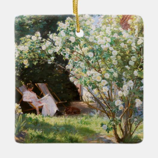 Peder Severin Kroyer - Rozen Keramisch Ornament (Voorkant)