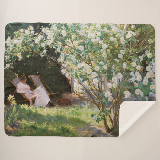 Peder Severin Kroyer - Rozen Sherpa Deken (Voorkant (horizontaal))