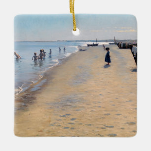 Peder Severin Kroyer - zomerdag in Skagen-strand Keramisch Ornament