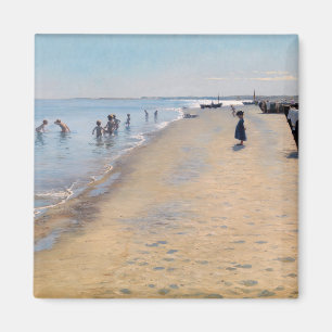 Peder Severin Kroyer - zomerdag in Skagen-strand Magneet