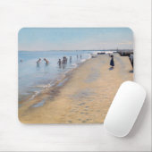 Peder Severin Kroyer - zomerdag in Skagen-strand Muismat (Met muis)