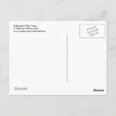 Pedernales Herfsten Briefkaart (Achterkant)