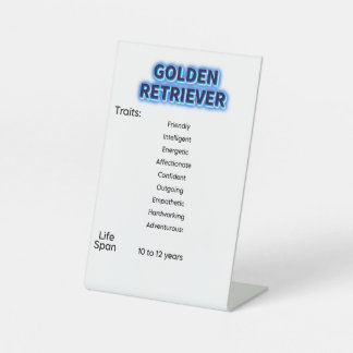 Pedestal Sign, 4 x 6 inch Reclamebord Met Voetstuk