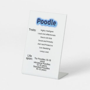 Pedestal Sign, 4 x 6 inch Reclamebord Met Voetstuk