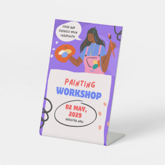 Pedestal Sign Reclamebord Met Voetstuk