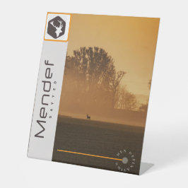 Pedestal Sign Reclamebord Met Voetstuk