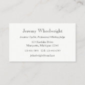 Pedestrian Hobbyhorse  fiets Aangepast Visitekaartje (Achterkant)