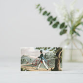 Pedestrian Hobbyhorse  fiets Aangepast Visitekaartje (Staand voorkant)