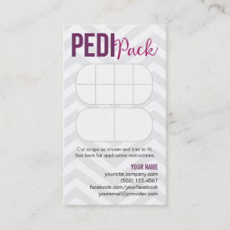 Pedi Pack Visitekaartjes