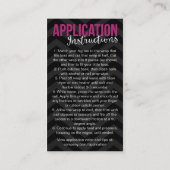 Pedi Pack Visitekaartjes (Achterkant)