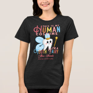 Pediatric Dentist Human Costume Ik ben een tandenf Tri-Blend Shirt