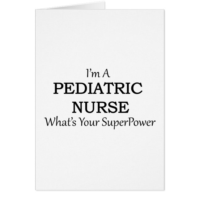 PEDIATRIC NURSE (Voorkant)