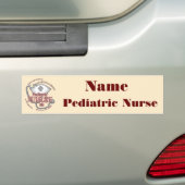 Pediatric Nurse Axiom Bumpersticker (Op auto)