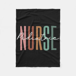 Pediatric Nurse Peds Nursing Appreciation Pediatri Fleece Deken