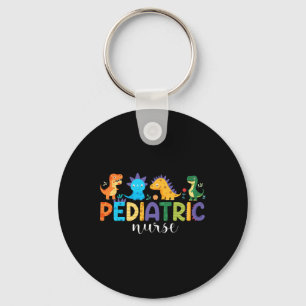 Pediatric Nurse Peds Nursing Dinosaur Waardering Sleutelhanger