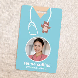 Pediatric Nurse Photo Badge