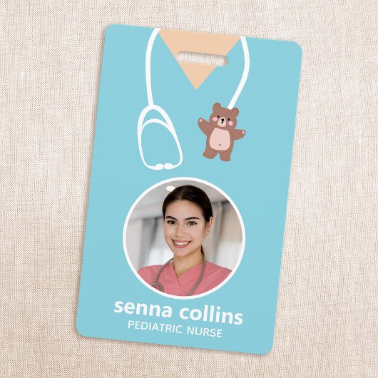 Pediatric Nurse Photo Badge
