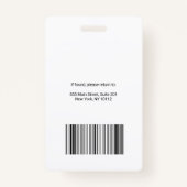 Pediatric Nurse Photo Logo Badge (Achterkant)