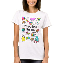 Pediatric Occupational Therapy Kleurrijk T-shirt