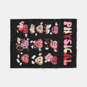 Pediatric Physical Therapy Pt Pta Happy Valentine' Fleece Deken (Voorkant (Horizontaal))