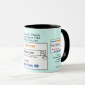 Pediatrician Fundy Best Search Mug (Devant droit)