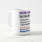 Pediatrician Funny Search Gift Mug Koffiemok (Voorkant links)
