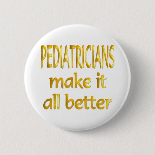 Pediatriciens Ronde Button 5,7 Cm (Voorkant)