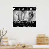 PEDIATRICS - HAPPINESS QUOTE - POSTER (Keuken)