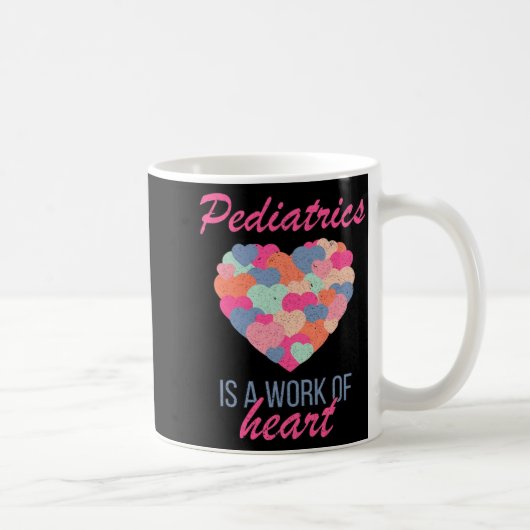 Pediatrics Is A Work Of Heart Valentines Day Pedia Koffiemok (Rechts)