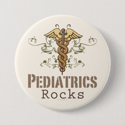 Pediatrics Rock Pediatrische Button (Voorkant)