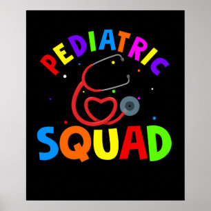 Pediatrie Squad Peds Pediatrische verpleegkundige  Poster