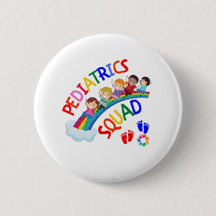 Pediatrisch plein - Giften kinderarts Ronde Button 5,7 Cm