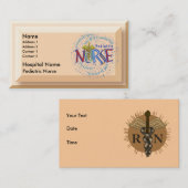 Pediatrische verpleegmotto visitekaartje (Voorkant / Achterkant)