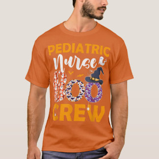 Pediatrische verpleegster Boo Crew Spooky Boo Ghos T-shirt