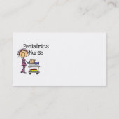 Pediatrische verpleegt en tshirts visitekaartje (Achterkant)