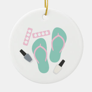 pedicure keramisch ornament