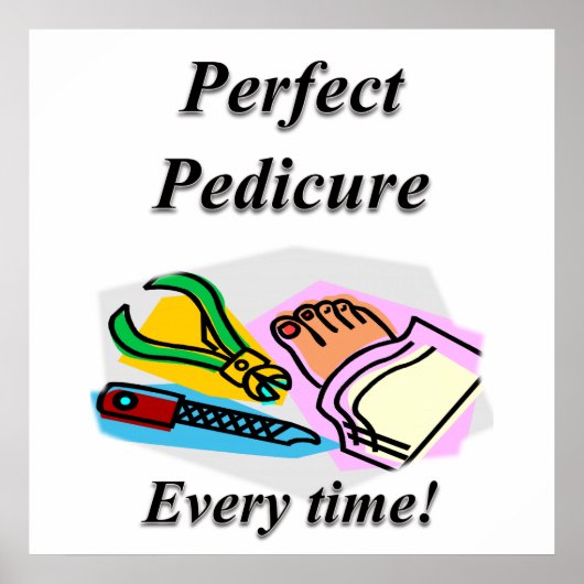Pedicure Poster Matte (Voorkant)