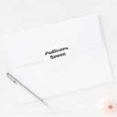 Pedicure Queen Ronde Sticker (Envelop)