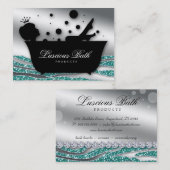 Pédicurie de bulles de salon de clou de carte de (Devant / Derrière)