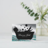 Pédicurie de bulles de salon de clou de carte de (Debout devant)