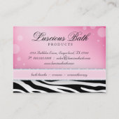 Pédicurie de bulles de salon de clou de carte de (Dos)