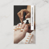 Pedicurist & Manicurist QR Code Visitekaartje (Voorkant)