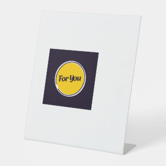 Pedistale teken reclamebord met voetstuk