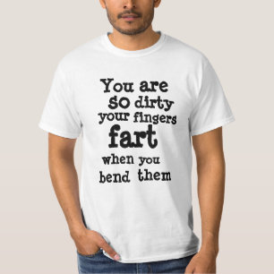 Pedo vingers lijn  t-shirt