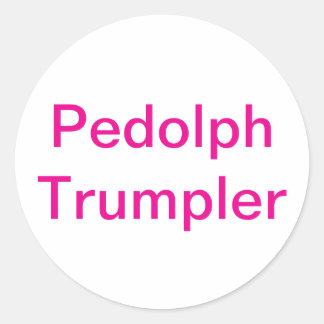 Pedolph Trumpler Splash-Art Hankamer Artjunkhaus Ronde Sticker