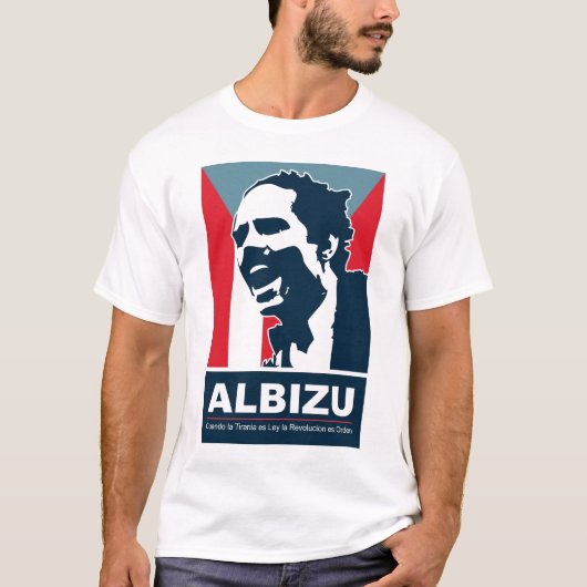 Pedro Albizu Campos - T-shirt blanc (Devant)