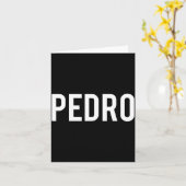 Pedro - Cool New Funny Name Fan Gift Tee  Kaart (Gele Bloem)